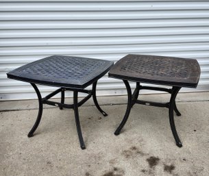 Pair Of Square Casual Classics Side Tables