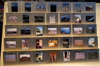 Wonderful Lot Of 35mm Slides Of 1960'S South American Photos ~ Machu Pichu & More