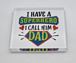 Special Fathers Day Lucite Plaque