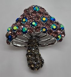 Cute Mushroom Brooch
