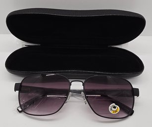 Eyebobs Matte Black/black Gradient Reader Sunglasses With Branded Case