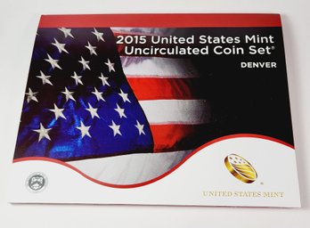 2015 Uncirculated Mint Set  Denver Mint Including Presidential Dollars (14 Coins)