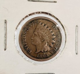 Wow....1863 Indian Head Copper-nickel Cent (Civil War)