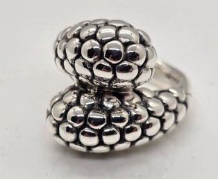 Size 7 Sterling Silver Bypass Ring