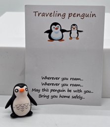 Adorable Traveling Penguin Mini Figure