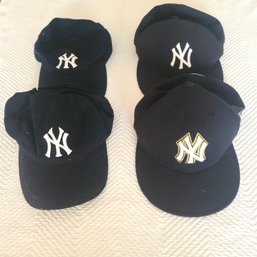 4 New York Yankees Baseball Caps