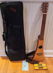 Backpacker Guitar With Two Brelli  Harmonicas