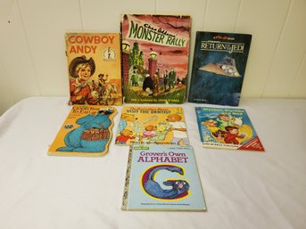 Vintage Children's Books - Star Wars Pops Up, Berenstein Bears, Sesame Street, Cowboy Andy & More