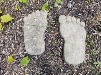 Footprints Stepping Stones Cement