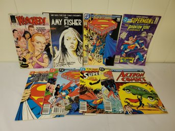 Vintage Comic Books - Superman, Whacked & Amy Fisher