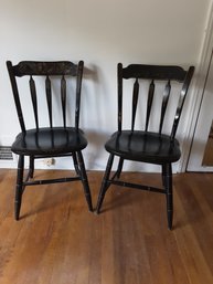 Pair Of Hitchcock Chairs #2