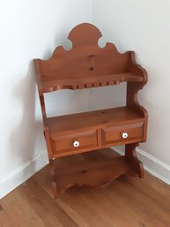 Wall Hanging Shelf With Drawers