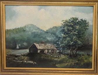 Intriguing Vintage Oil Painting Signature Is Unclear