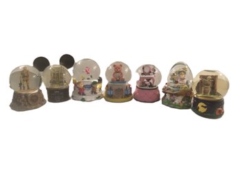 Seven Water Globes: Disney, Peanuts, Easter, Halloween, Army, Victoria's Secret & More