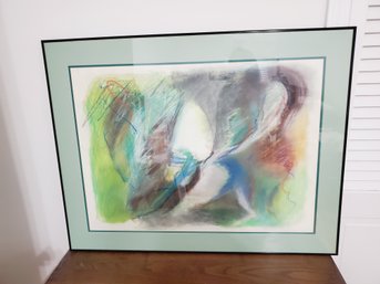 1978 Signed Abstract Framed Wall Art