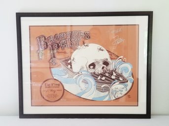 Framed Art Print For 'The Brothers Past' Big Boat Cruise May 23rd 2009 - Signed & Numbered 85/150