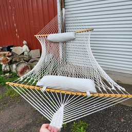 Pawley's Island Rope Hammock With Metal Pole Frame