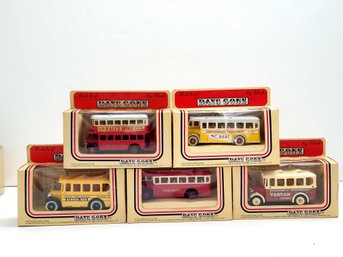 Lot Of 5 Lledo Days Gone Diecast Bus, Double Decker Bus Made In England 1983 EXC COND In Original Boxes