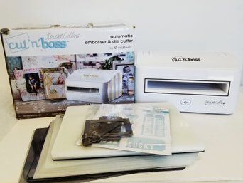 NEW Teresa Collins Collection Cut-n-boss Automatic Embosser & Die Cutter Set  - Craftwell