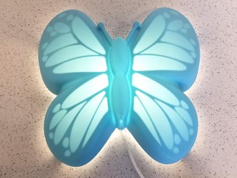 IKEA UPPLYST Blue Butterfly LED Wall Lamp