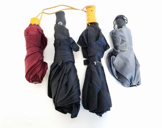 Set Of Four Various Windproof Travel Umbrellas