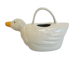 Cute Vintage Ceramic Duck Watering Can #198