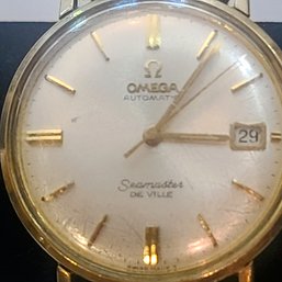 Omega Seamaster De Ville Vintage Watch With Date Feature