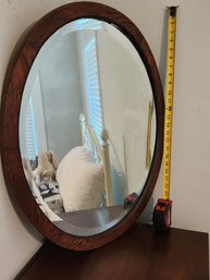 MCM Vintage Oval Mirror 26' X 21'