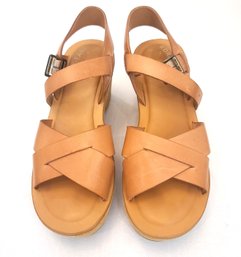 Kork-Ease Platform Wedge Heeled Sandals (US Size 7)