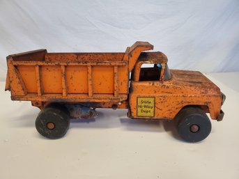 Vintage Tonka Toys Metal State Hi-way Department Dump Truck