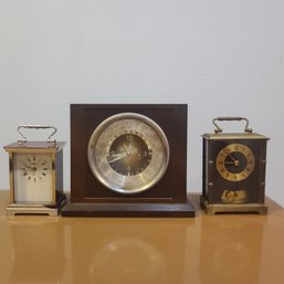 3 Battery Operated Quartz Clocks: Bulova, Howard Miller & Dunhill (For The Father Who Doesn't Waste Time)
