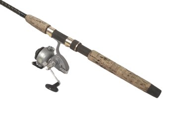 Vintage Abu Garcia 2-Piece Fishing Rod & Daiwa Spinning Reel