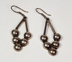 Sterling Silver Hanging Drop Earrings