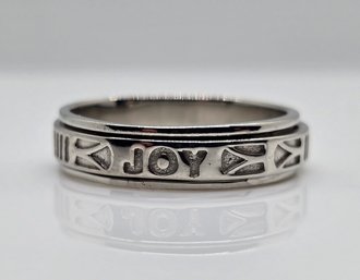 Size 10 Joy Spinner Ring In Sterling