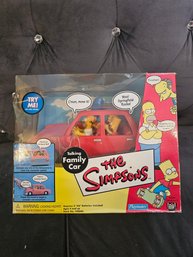 2001  Simpsons Talking Family Car World Of Springfield By Playmates