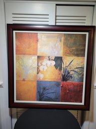 Li-Leger Oversize Floral Artwork Signed. - - - - - -- - - - - - - - - - - - - - - - - - - - - - - - - -Loc: B