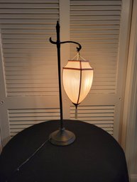 Teardrop Metal Lamp.  Tested And Working.