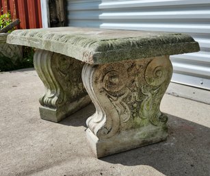 Pretty Vintage Cement Garden Bench
