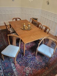 Tamerlane By Thomasville  Chinoiserie DR Table / 8  Matching Teak Chairs.    - - - - - - - - -- - - Loc: R R