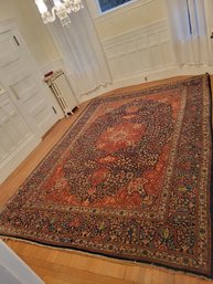 Persian Area Rug.  Nice Colors . Some Wear Present - - - - - - - - - - - - - - - - - - - - - - - Loc: G