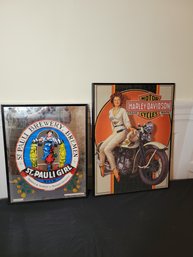 Pretty Girl Art.  Harley Girls Is A Framed Puzzle And St. Paulie Girl...we All Know Her!. - - - - - -  Loc: FR