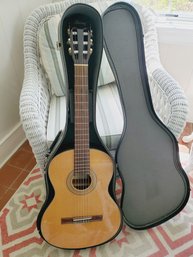 Salvador Ibanez Classical Acoustic RH 6 String Guitar With Case - Model GA5-AM-2Y-02