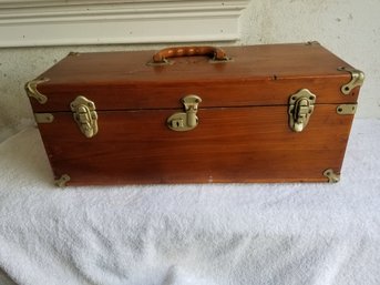 Abercrombie & Fitch Wood Tackle Box