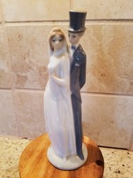 Vintage NAO By LLADRO Bride & Groom 'Just Married' Porcelain Figurine Made In Spain