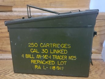 Vintage Ammunition Carrier Box (Sorry No Ammo) For 250 Cartridges