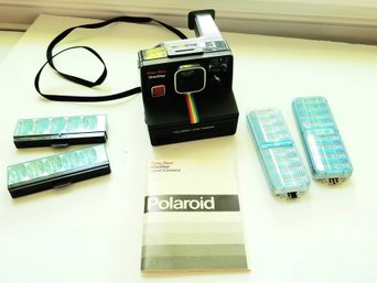 Vintage Polaroid OneStep Time-Zero Black SX-70 Instant Camera