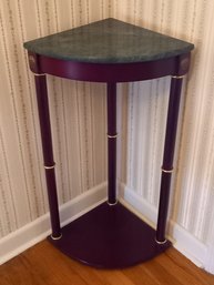 Marble Topped Corner Table