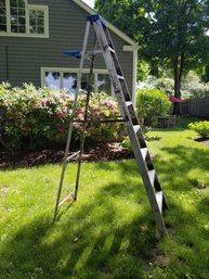Werner 8 Foot Step Ladder Aluminum