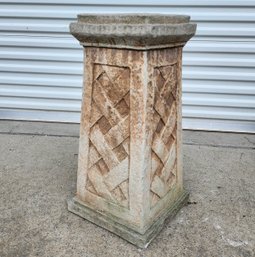 Quakertown Cement Garden Pedestal
