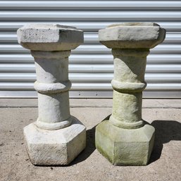 Two Pillars Or Pedestals Garden Decor